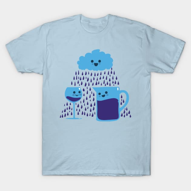 Let it Rain T-Shirt by Pixelmania